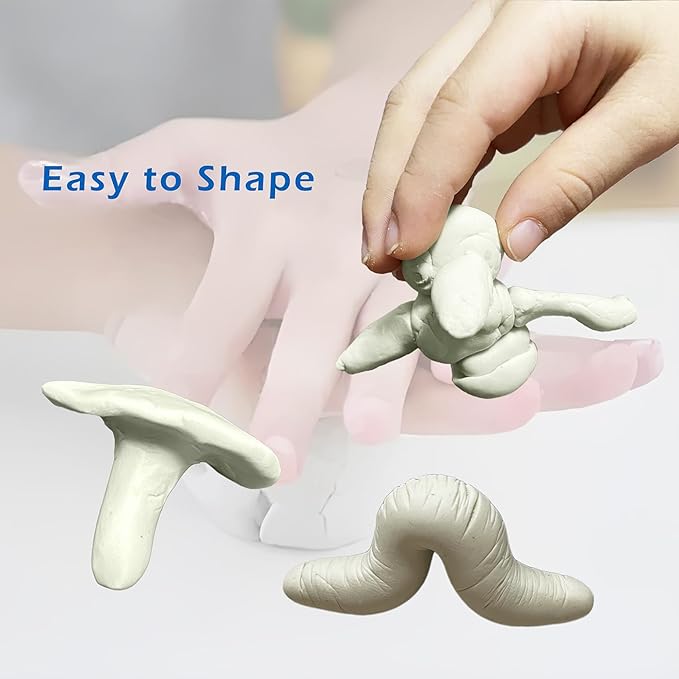 ReArt Non-Drying Oil-Based Plasticine Modeling Clay 2.6 Pounds, Non Hardening Reusable Non Toxic No Bake Professional Oil Base Sculpting Clay (Green)
