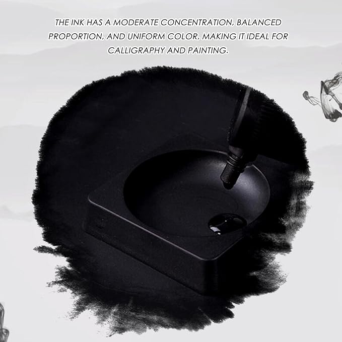 100 ML/3.5 OZ Calligraphy and Sumi Liquid Ink - Versatile Elegance for Chinese Traditional Art Works and Japanese Brush Art