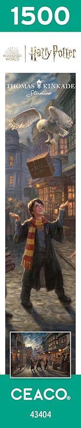Ceaco - Thomas Kinkade - Harry Potter - Diagon Alley - 1500 Piece Jigsaw Puzzle