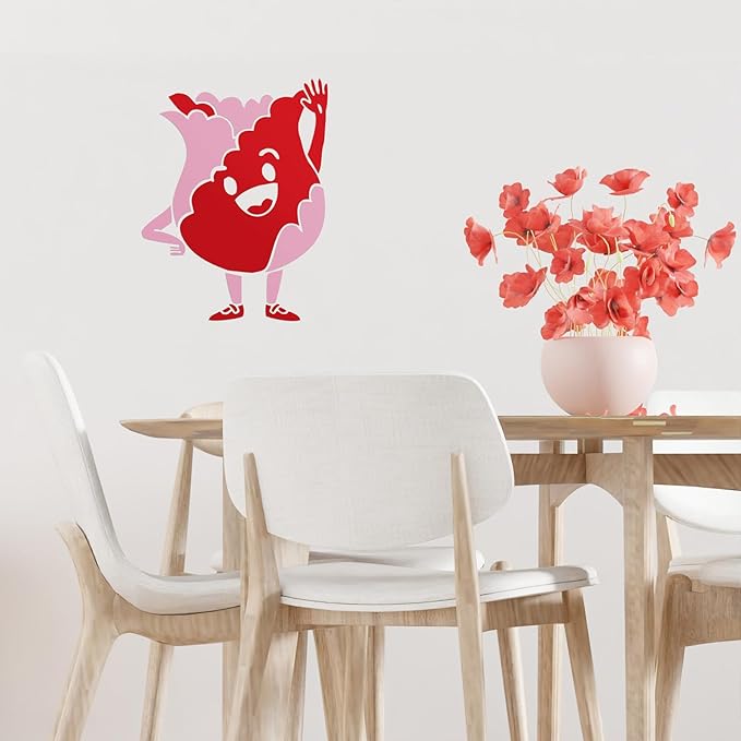 Ant Smart Adhesive Permanent Vinyl Compatible with Cricut Explore and Maker Series Without Cutting Mats, Create DIY Projects, Decals, Stickers & More (Red, 13inchx10ft)