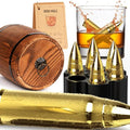 Oaksea Whiskey Stones Gifts Set for Men Dad Him Christmas, Reusable Stainless Steel Ice Cubes for Drinking, Anniversary Birthday Gifts for Husband, Boyfriend, Brother, Bourbon Man Cave Cool Stuff