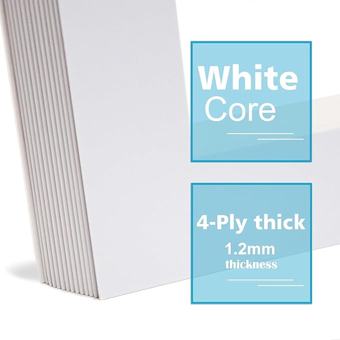 Egofine Pack of 10 White Mat Board Pre-Cut 8x10 Picture Mat for 5x7 Photo with White Core Bevel Cut Mattes Sets. Includes 10 High Premier Acid Free Mats & 10 Backing Board & 10 Clear Bags
