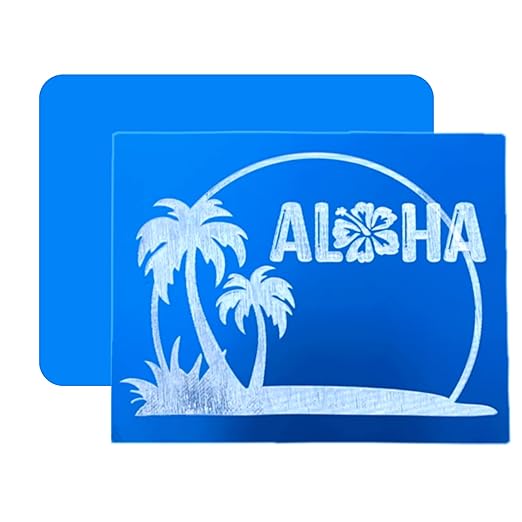 Metal Engraving Sheets for Etching with Maker, Explore Air 2, Silhouette Cameo 4, Brother Scan and Cut Zoom Precision Engraving Tool Tip Engraver; Blank Anodized Aluminum Sheets for Crafting
