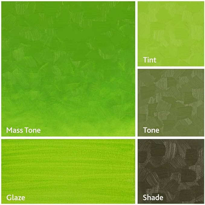 Tusc & Pine Artist Oil Paint - Cinnabar Green Light, 40 ml, Non-Yellowing, Rich & Creamy Consistency, Maximum Pigment Load, Small Batch Milled Oil Paints Made in the USA for Professional Artists