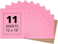 HTVRONT Pink HTV Heat Transfer Vinyl Bundle: 11 Pack 12" x 10" Iron on Vinyl for T-Shirt, Heat Transfer Vinyl for Silhouette Cameo or Heat Press Machine