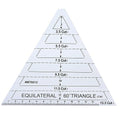 60 Degree Triangle Ruler for Quilting, 6.54 * 6.19in Triangle Quilting Ruler, Triangle Quilting Ruler Transparent for Sewing Cut Measurement DIY Tools