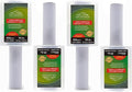4-Pack Industrial Mini Clear Stretch Wrap Film 80 Gauge 5.1" 1000ft for Pallet Wrap, Durable Self-Adhering Packing, Moving, Packaging, Heavy Duty Shrink Film Chuangseed