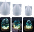 3 Pack Silicone Egg Cake & Candle Molds - Lava Dragon Egg Shapes - Clay & Resin Making Molds - Craft Supplies