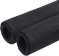 Caydo 2 Pieces 14 Count Classic Reserve Aida Cloth Cross Stitch Cloth, 25 by 18-Inch Big Size, Black