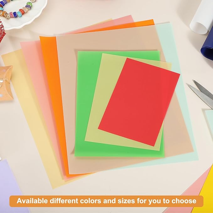 MECCANIXITY 100 Sheet Colored Vellum Paper 5.9" x 8.3", 100gsm Translucent Printable Vellum Sheets for Printing Wedding Invitations Inkjet Laser Printer, Red