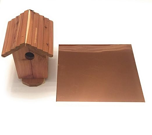 EAGLE 1: 12" x 12" 26 Gauge Sheet Metal Squares (3 Pack Per Order, Multiple Colors) Great for Arts, Crafts, DIY Home or Work Projects (6" X 6", Black)