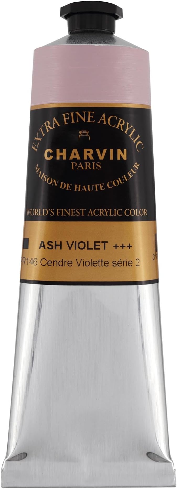 Charvin Extra Fine Professional Acrylic Paint - Ash Violet, 150ml Tube, Triple-Milled, Lightfast Pigments, Open Stock Artist Acrylic Paints in Nature-Inspired Hues