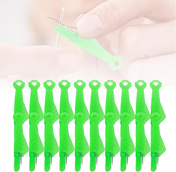 Automatic Sewing Needle Threader, Upgrade Fish Type Quick Needle Threaders for Hand Sewing, Sewing Machine Needle Threader Tools, Sewing Supplies - Designed for Sewing Lovers Alike (20pcs)
