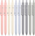 10PCS Gel Pens Black Ink Fine Point Pens With Smooth Writing, School Office Supplies, Christmas Anniversary Birthday Gifts for Men Women, Quick Dry Pens For Journaling, Nurse Aesthetic Pen (Morandi)