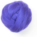 Kondoos Colored Natural Wool roving, 8 OZ. Best Wool for Needle Felting, Wet Felting, handcrafts and Spinning. (Purple)