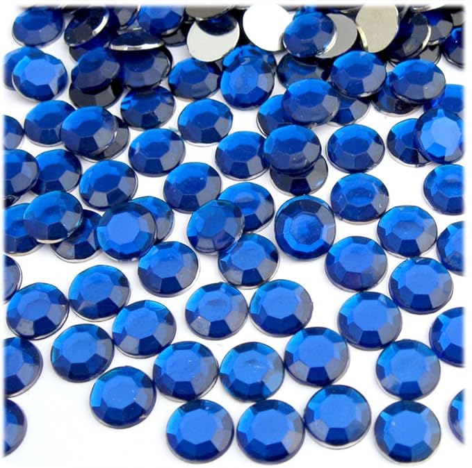 The Crafts Outlet 144pc Rhinestones Round 10mm - Purple Amethyst