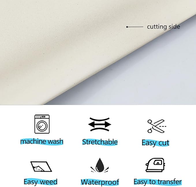 guangyintong Reflective White Heat Transfer Vinyl HTV Rolls, 12" x 8ft Reflective Iron on Vinyl for T-Shirts, White HTV Vinyl for All Cutter Machine Easy to Cut & Weed for HTV DIY Design