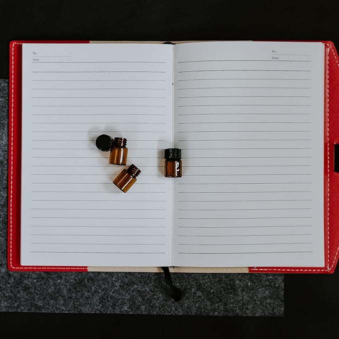 2ml Amber Small Glass Vials 100pcs with Screw Caps(100pcs)