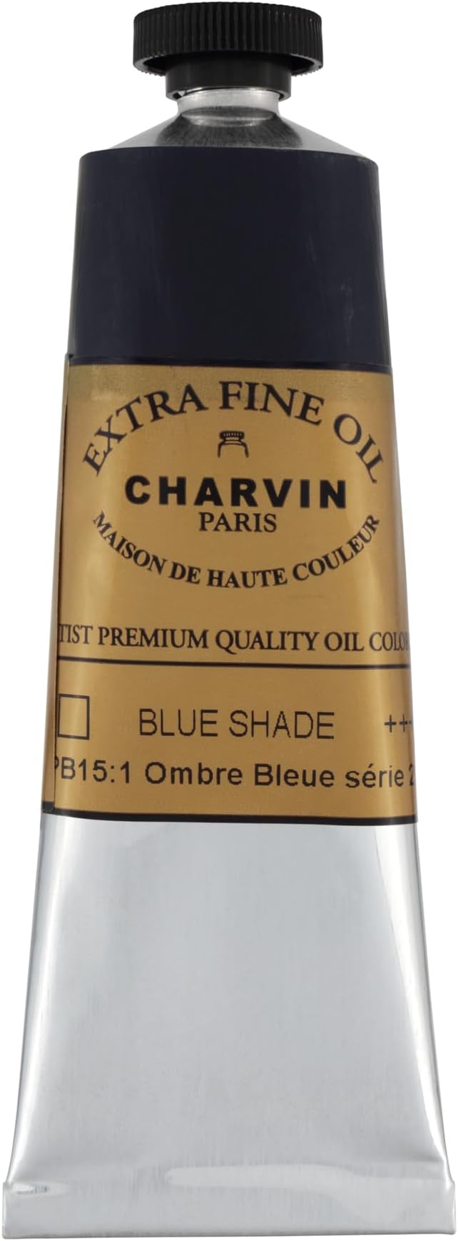 Charvin Extra Fine Oil Paint, Blue Shadow 60 mL - Triple-Milled, Rich Texture, Poppy Oil-Based, Light-Fast, Handmade, Archival Quality