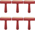 Speedball Pop-in Soft Rubber Brayer, 4" (6-Pack) – Roller Tool for Crafting and Block Printing, Vinyl, Comfort Grip Handle