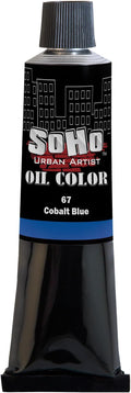 Soho Urban Artist Oil Paint - Cobalt Blue, 170 ml Tube - Best Valued Oil Colors for Painting, Excellent Pigment Load