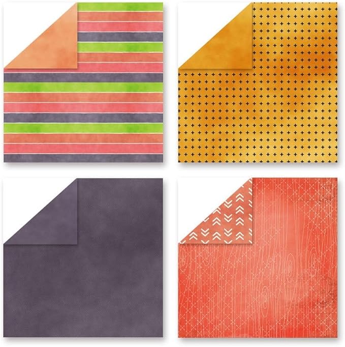Boho Scrapbook Paper Vintage Flower Pattern Papers Pad 12×12,24 Sheets Double-Sided Bobo Floral Scrapbooking CardStock Paper Pad for Holiday Cardmaking DIY Origami Papers.