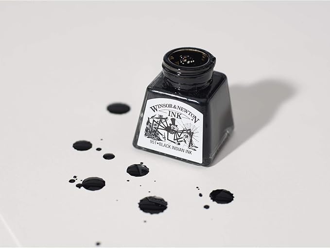 Winsor & Newton Viridian Drawing Ink, 14ml Bottle, Acrylic, Multicolor