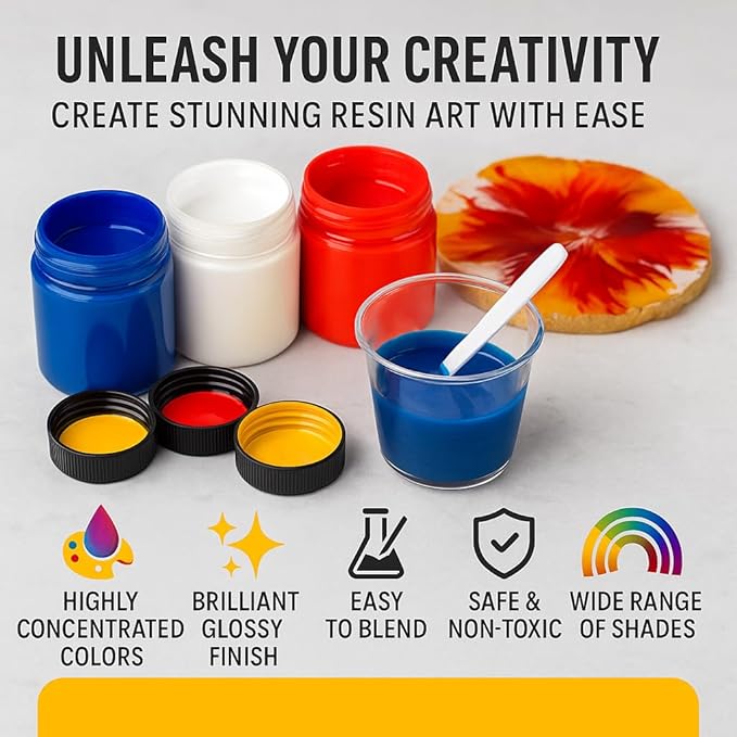 Mint Whisper Green Epoxy Resin Pigment Paste XL (191g / 6.7oz) – High Concentration Opaque Epoxy Dye & Coloring Paste for Resin Art, Jewelry Making, Tumblers, River Tables – Mica Powder Alternative