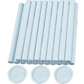 Baby Blue Wax Seal Sticks, ONWINPOR 20pcs Glue Gun Wax Sealing Sticks for Wax Seal Stamp, Light Blue Mini Sealing Wax Sticks Suit for 0.28''Glue Gun (Baby Blue)