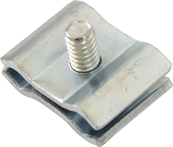 Gridwall Joining Clip Connectors for Grid Panels, Powder-Coated or Chrome Plated Steel (Quantity 10) (10, Chrome)