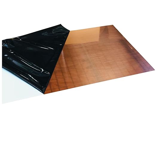EAGLE 1: 12" x 12" 26 Gauge Sheet Metal Squares (3 Pack Per Order, Multiple Colors) Great for Arts, Crafts, DIY Home or Work Projects (18" X 18", Copper)
