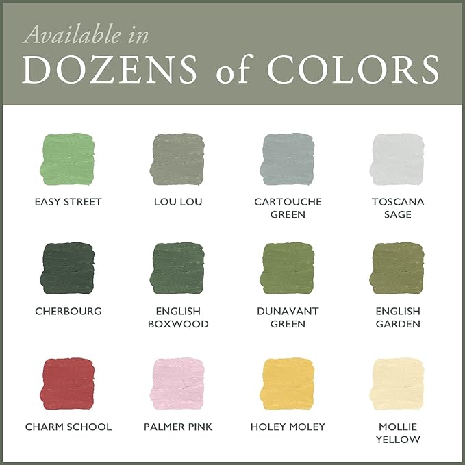 AMY HOWARD AT HOME Chalk-Based One Step Paint for Furniture, Cabinetry, Decor, Finish, and More | No Stripping, Sanding, or Priming | Ultra-Light Base | 32 Ounce | Mollie Yellow