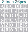 8 Inch Large Letter Stencils - Alphabet Stencils for Painting on Wood, DIY Crafts & Wall Signs