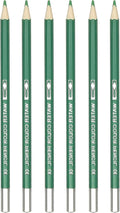 PATIKIL Watercolor Pencil, 6Pcs Water Soluble Pencils for Blending, Coloring, Sketch Drawing, Painting, Bright Green