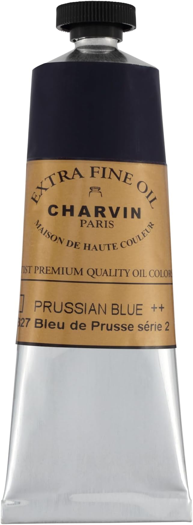 Charvin Extra Fine Oil Paint, Prussian Blue 60 mL - Triple-Milled, Rich Texture, Poppy Oil-Based, Light-Fast, Handmade, Archival Quality