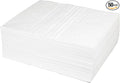 PONO 50 Pcs Oil Absorbent Pads, 15x20 IN White Heavy Weight Oil-Only Absorbent Pad,Used for Oil Spill Cleaning in Garage Workshop, Reusable, Washable, Durable
