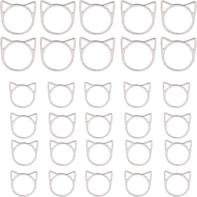 Hilsayum Cat Stitch Markers Cute Stitch Markers Metal Stitch Markers Knitting Accessories Stitch Markers for Crocheting