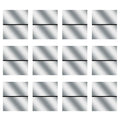 Laser Engraving Blank Silver ABS Double Color Plastic Sheet, 11.8x6.49x0.05 inch Materials Double Color Plastic Sheet for Interior Signs, Badges, DIY Carving Pack of 12 (Silver)