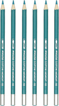 PATIKIL Watercolor Pencil, 6Pcs Water Soluble Pencils for Blending, Coloring, Sketch Drawing, Painting, Bright Blue