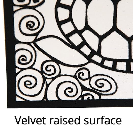 S&S Worldwide Velvet Art To Go! 2 Spiral Bound Coloring Books w/Perforated Cardstock Pages, Fuzzy, Felt, Great for Travel: Planes, Cars, Backpacks, 20 Different Projects Total, Kids & Adults, 4"x6".