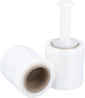 PSBM Mini Stretch Wrap with Handle, 12 Pack, 5 Inch x 650 Feet, 100 Gauge, Clear, Small Plastic Cling Film for Pallets Moving Storing