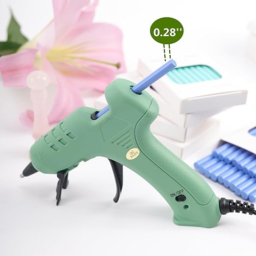 Pine Green Wax Seal Sticks, ONWINPOR 20pcs Glue Gun Wax Sealing Sticks for Waxseal Stamp, Wedding Invitations, Envelope Letter Sealing (Dark Green)