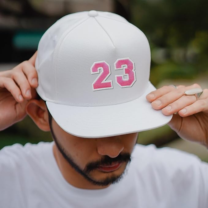 Number Iron On Patches, Numbers 0-9 Embroidery Applique Patch, DIY Decorative Heat Press Patches for Clothing Jeans Jackets Backpacks Hats (Pink 50 Pcs)