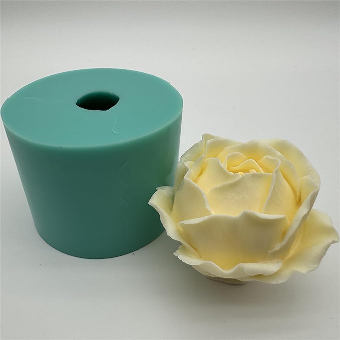 3D Rose Flower Soap Candle Wax Mold Resin Epoxy Decorated Craft Silicone Molds Chocolate Mousse Cake Mould