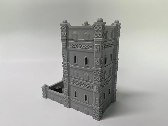 HAUTICO Dwarf Dice Tower Terrain Scenery for 20-28mm Miniatures Wargame, D&D Table Top Game Paintable