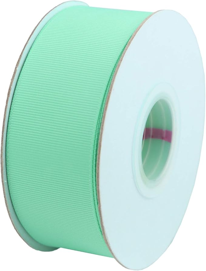ITIsparkle 11/2" Inch Grosgrain Ribbon 25 Yards-Roll Set for Gift Wrapping Cake Decoration Party Favor Hair Braids Hair Bow Baby Shower Decoration Floral Arrangement Craft Supplies, Aqua Ribbon