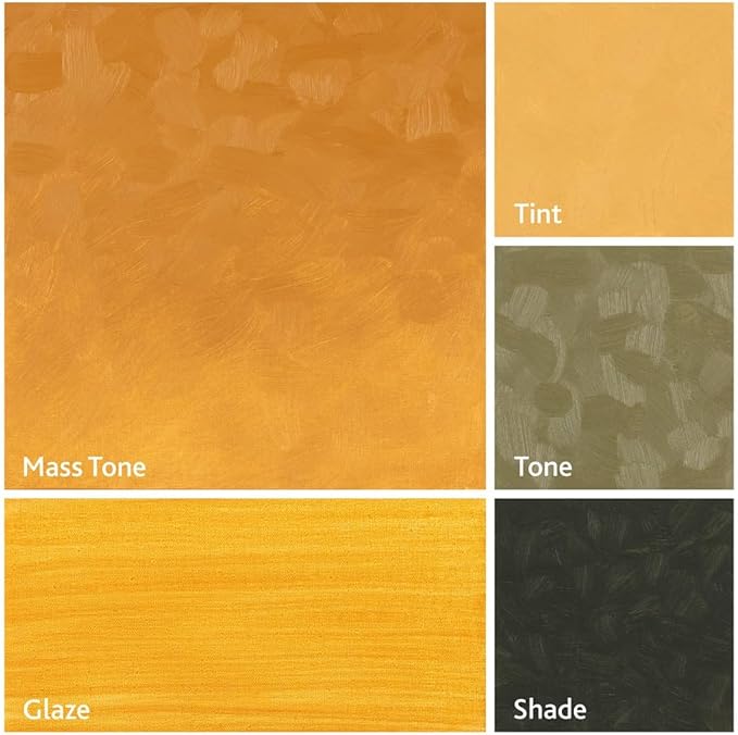 Tusc & Pine Artist Oil Paint - Yellow Ochre Light, 150 ml, Non-Yellowing, Rich & Creamy Consistency, Maximum Pigment Load, Small Batch Milled Oil Paints Made in the USA for Professional Artists