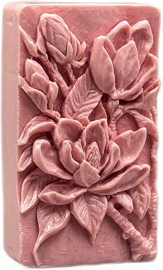 Magnolia Silicone Mold for SOAP Making, Candle, Resin and Other Crafts Flower