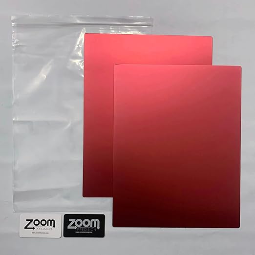 Metal Engraving Sheets for Etching with Maker, Explore Air 2, Silhouette Cameo 4, Brother Scan and Cut Zoom Precision Engraving Tool Tip Engraver; Blank Anodized Aluminum Sheets for Crafting
