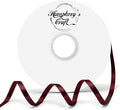 Humphrey's Craft 1/4 Inch Burgundy/Maroon Double Faced Satin Ribbon - 50 Yards Variety of Color for Crafts Gift Wrapping DIY Bows Bouquet Decoration Sewing Christmas Tree Wedding Invitation Card.